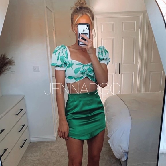 NWT leaf Zara cropped knit top - Picture 11 of 16